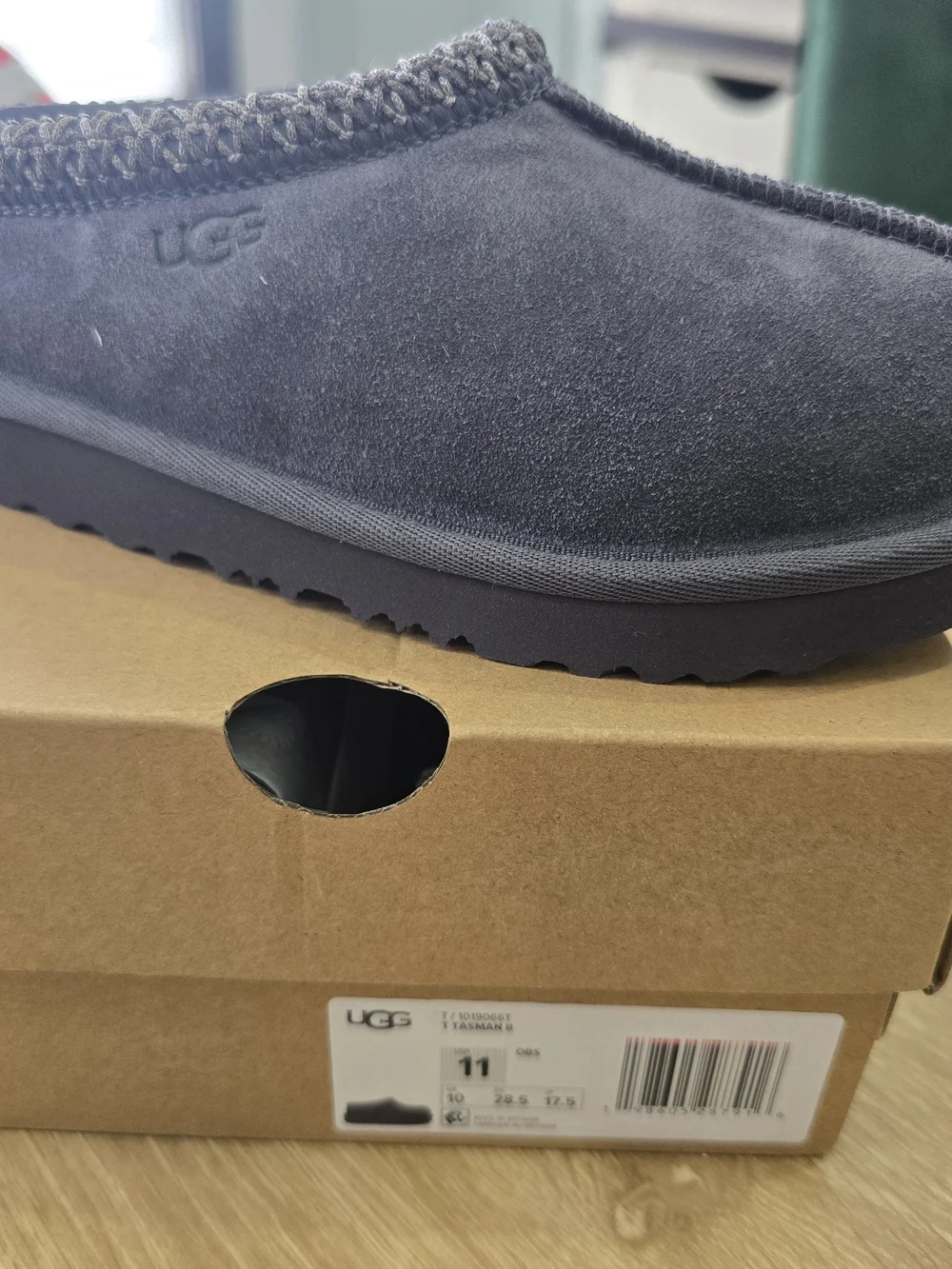 UGG Kids Tasman Charcoal Suede